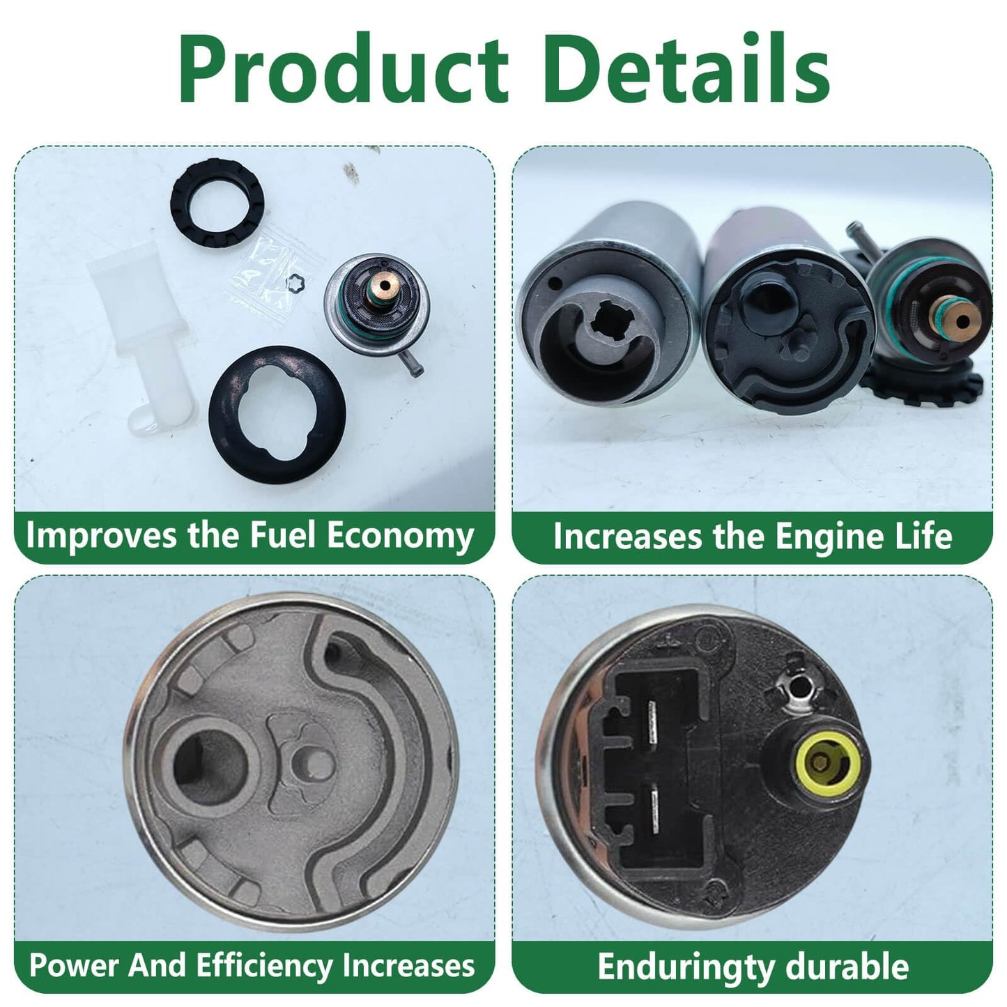 Dual High and Low Lift Pressure Fuel Pump – Replaces 866170A01, 866169T01 – Compatible with Mercury Mercruiser 305, 350, 377, 496 (5.0L, 5.7L, 6.2L, 8.1L) Marine Engines 1984-2020