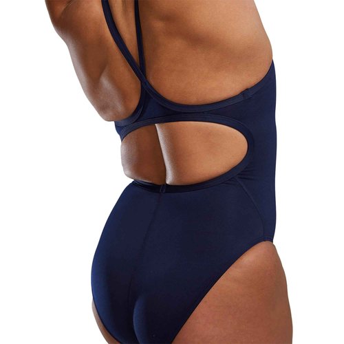 TYR Women's Durafast Elite Diamondfit Controlfit One Piece Swimsuit, Navy/Navy, 14