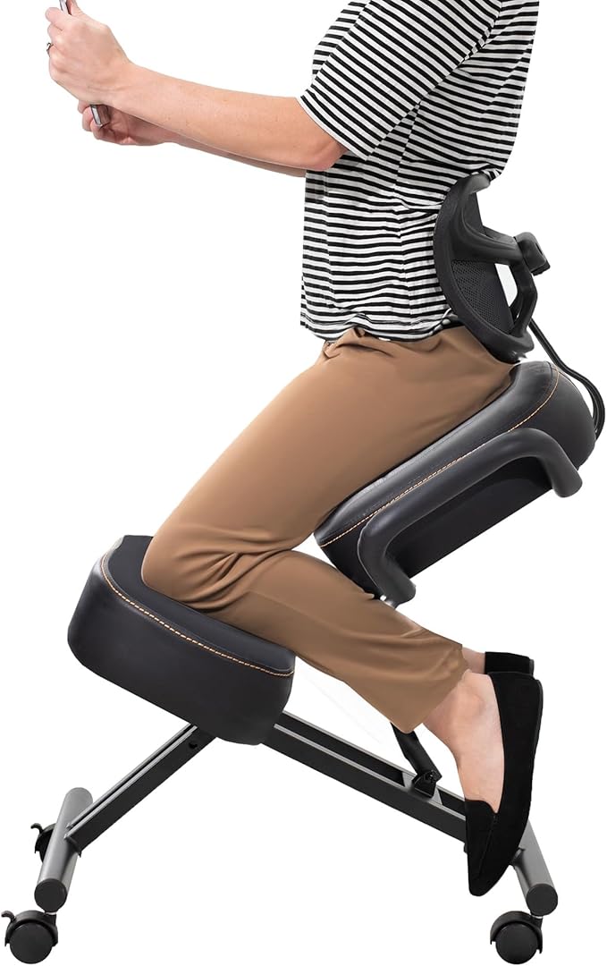 VIVO DRAGONN DN-CH Kneeling Chair, Metal, Black, One Size Fits All