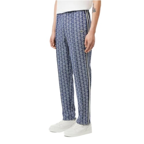 Lacoste Men's Vintage Fit Printed Monogram Track Pant, 4X-Large