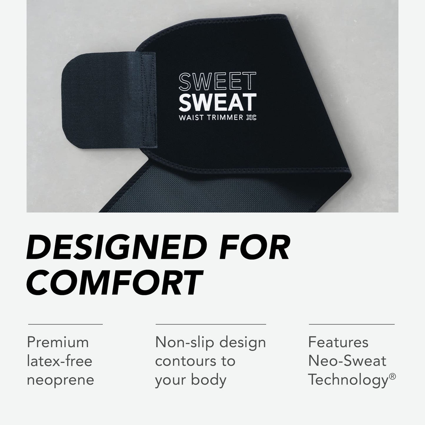 Sports Research Sweet Sweat Waist Trimmer (Core Series) - Premium Sweat Enhancing Fitness Band for Women & Men - Adjustable Fit · Latex-Free Neoprene - Pink Logo, Medium