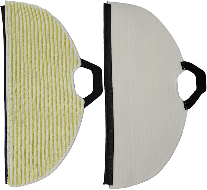 Replacement Pad and Side Brush for Shark Robot Vacuum Compatible with AV2610WA Models, Reusable Washable Microfiber Mop Pads, Non-Scratch Floor Cleaning Set(4+4+1)