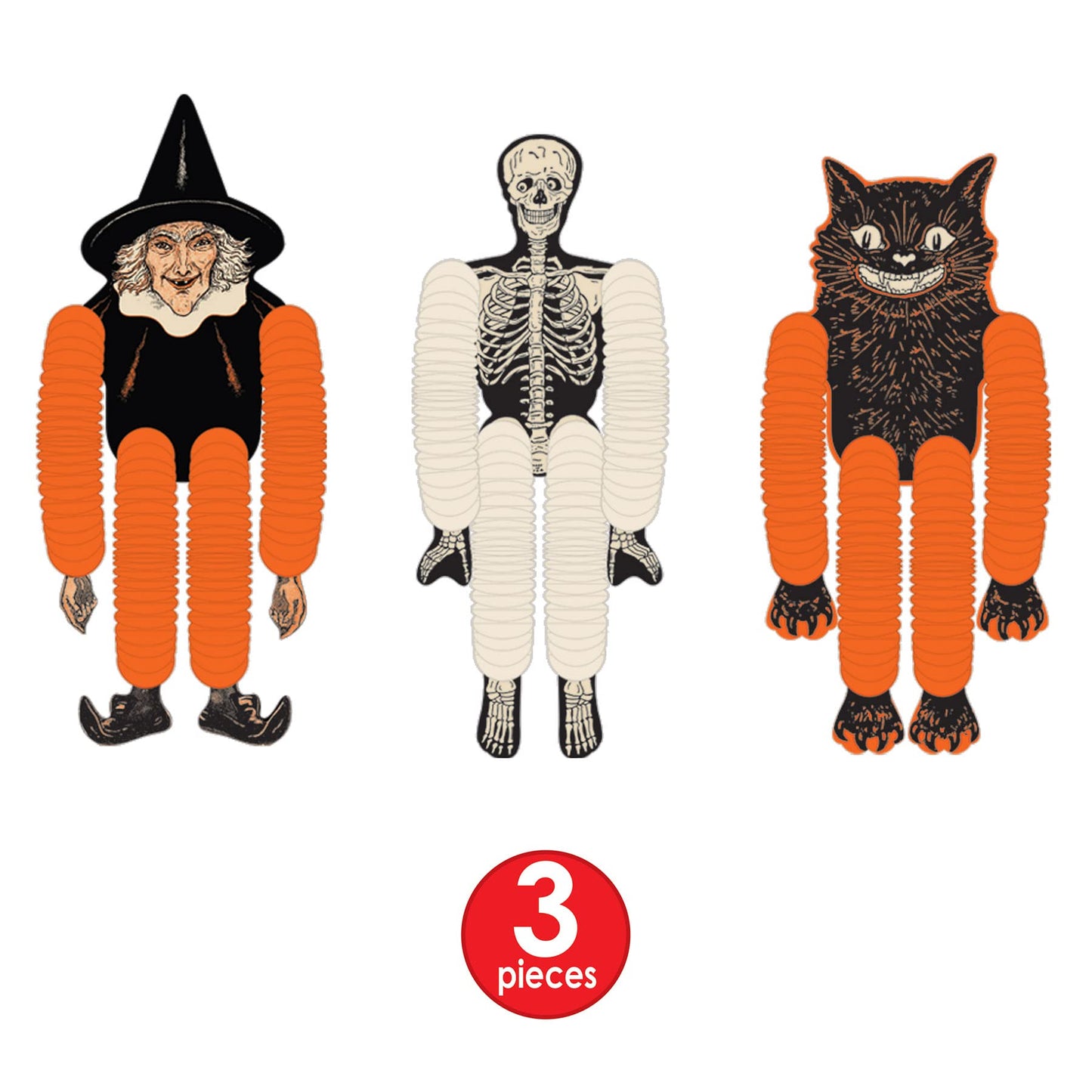 Beistle Vintage Halloween Tissue Dancers