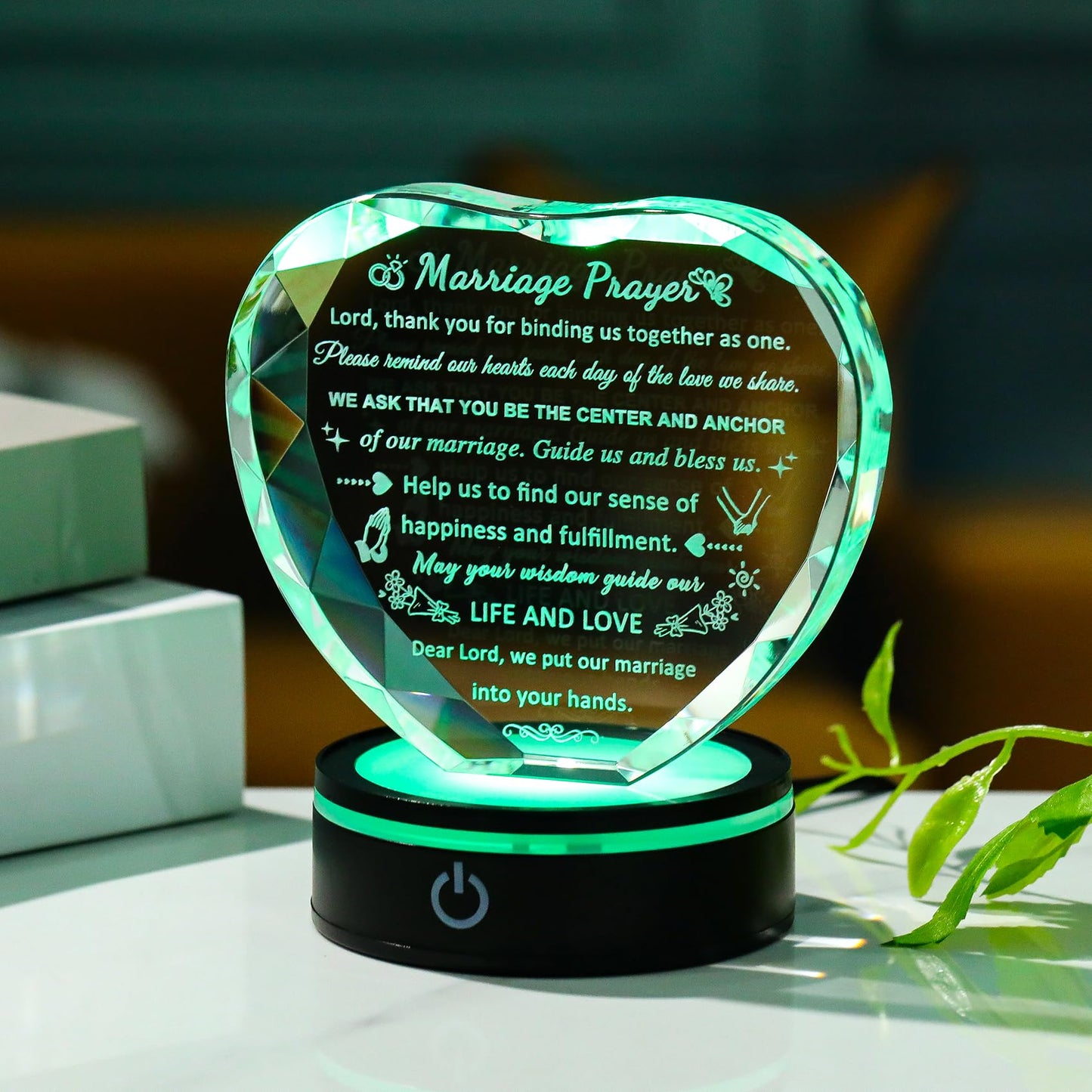 Wedding Gifts for Couples 2025, Marriage Prayer Plaques - Best Anniversary Wedding Gifts for Newlyweds - Just Married Bridal Shower Gift for Bride and Groom