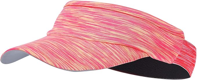 Sun Visor Hat Stretchy Non-Slip Sweatband Elastic Empty Top Cap for Women and Men Outdoor Sports Running