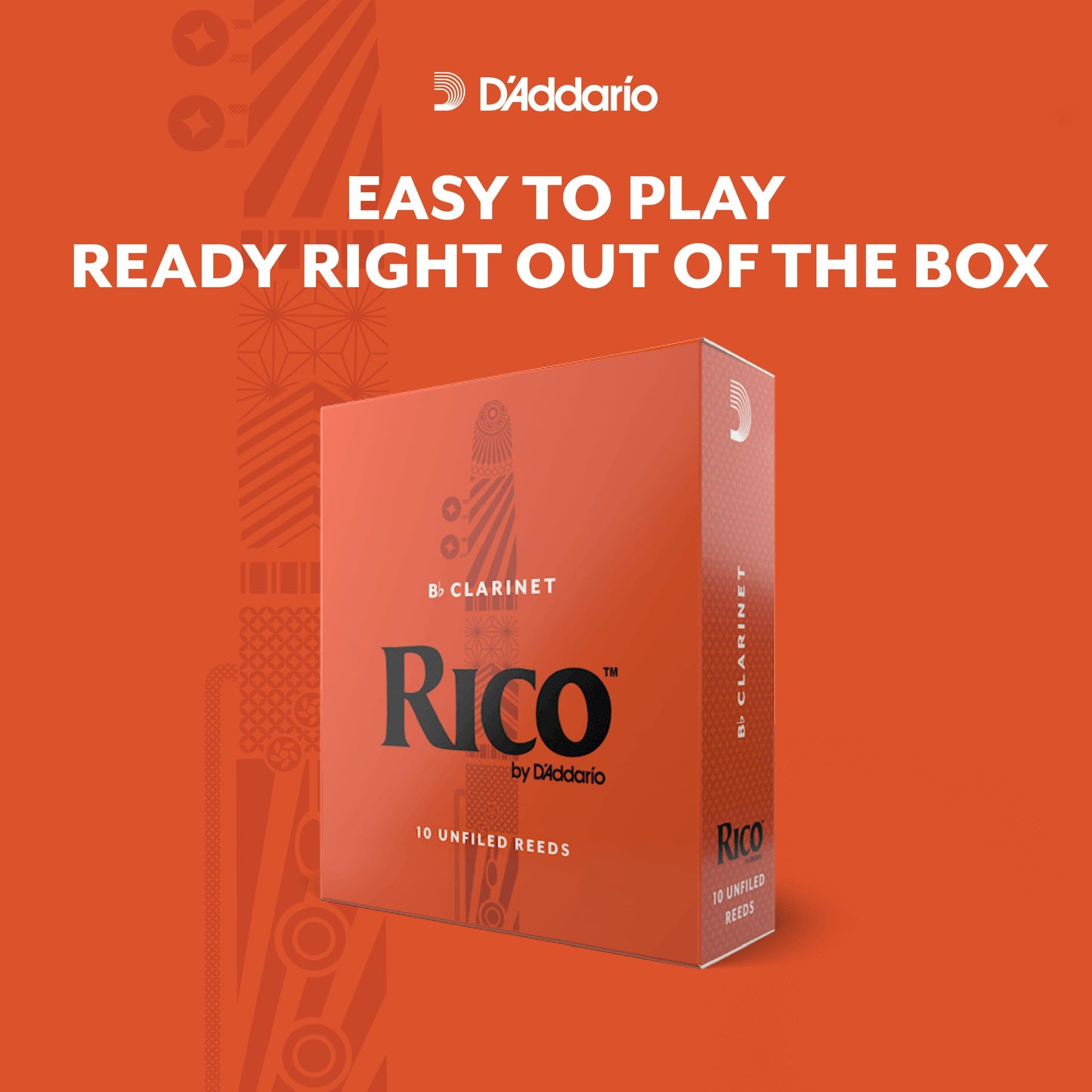 Daddario Woodwinds, Rico Bb Clarinet Reeds, Rca0330, Strength 3.0, 3-Pack
