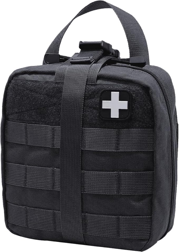 First Aid Kit Med Medical - Kit Rip-Off 180 pcs Water-Resistant Emergency Kit for Camping Hiking Home Outdoor Truck Vehicl...