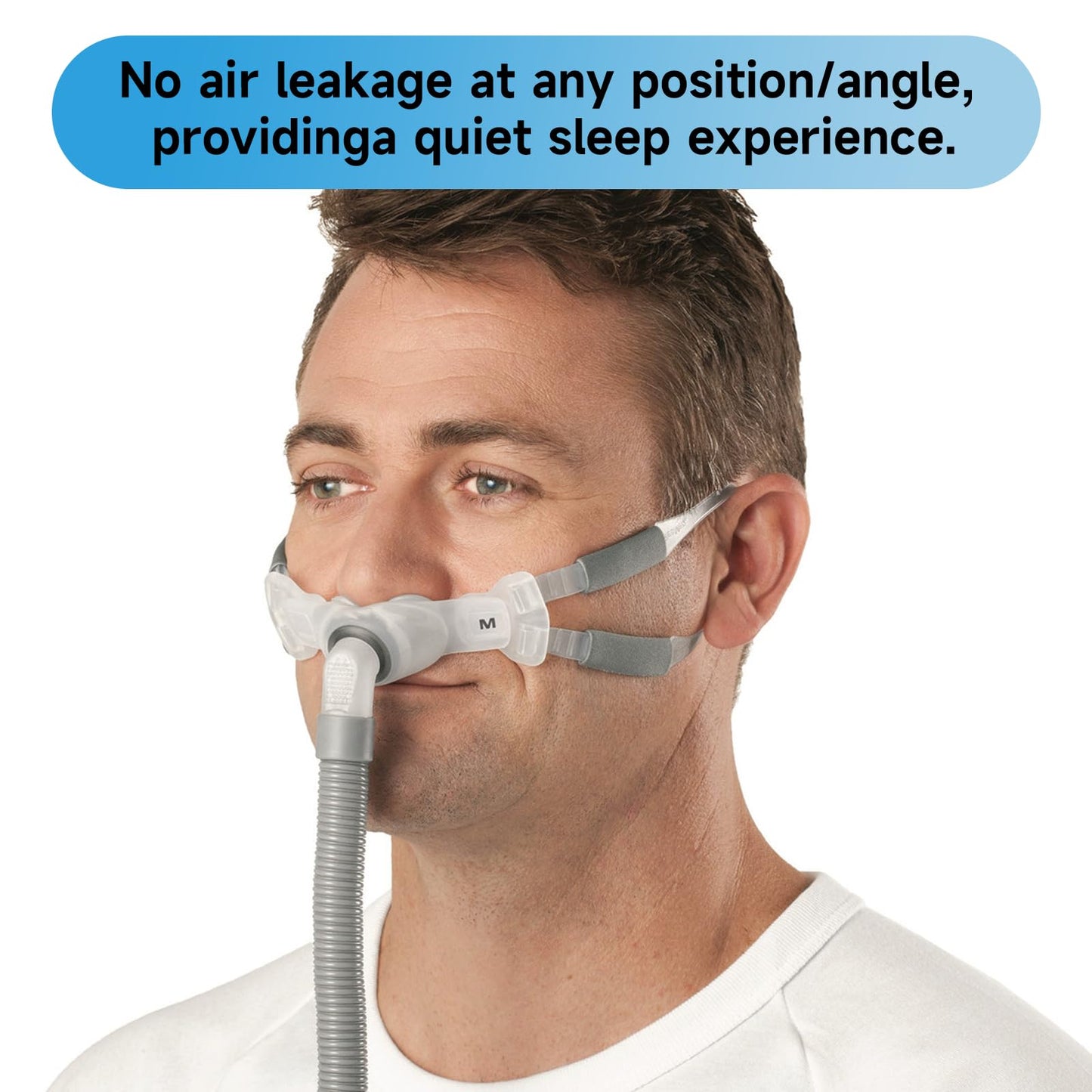 CPAP Nasal Pillow Cushion Replacement for ResMed Swift FX Nasal Mask Nose Pillow, Soft Gel Silicone Dual-Wall Nose Pillow Cushion - Medium