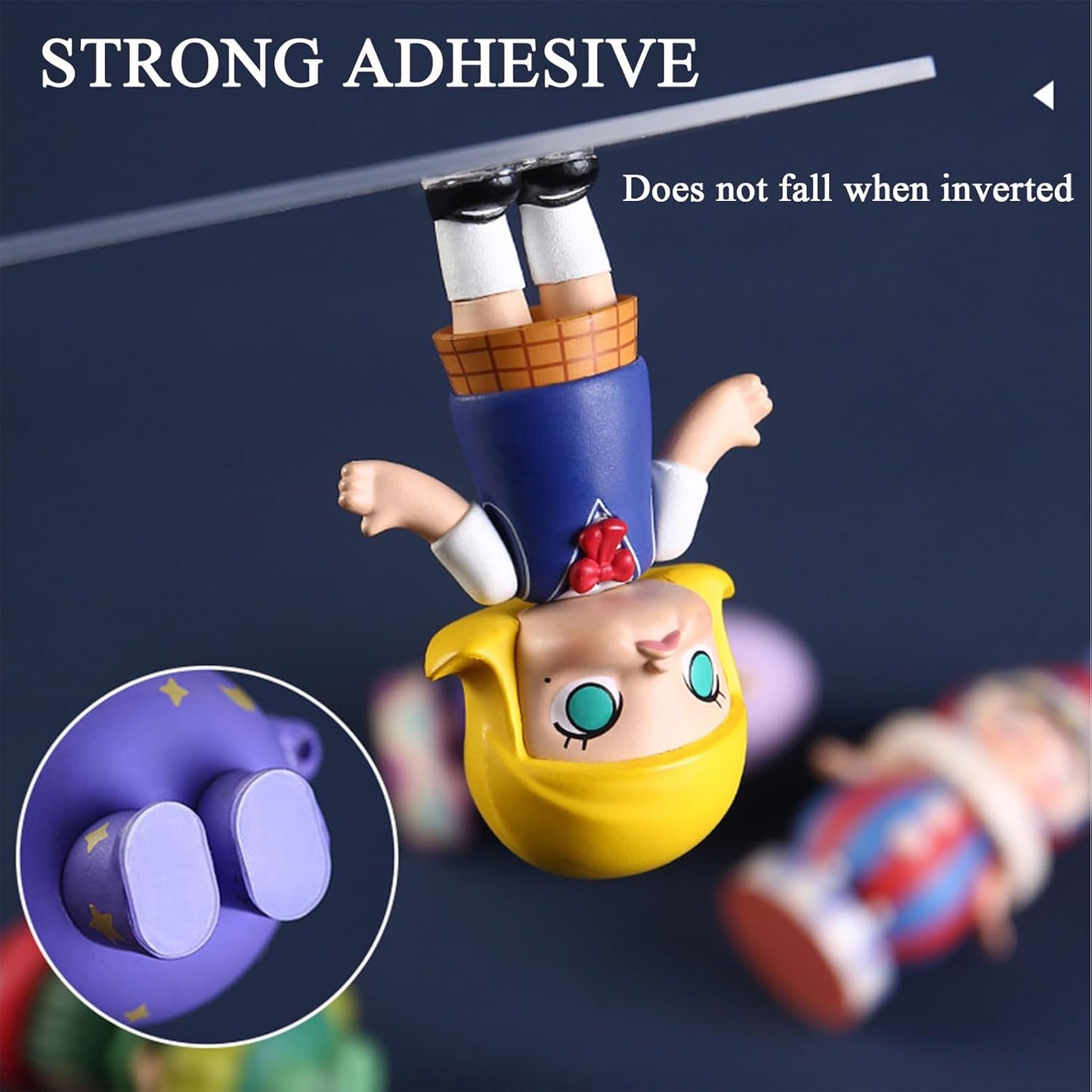 Adhesive Stick dots Two-Sided Sided Mounting Putty Stick Tack for Wall Hanging Crafts Balloons Festival Party Decorations,Clean Removable(0.39"*0.39"-900)