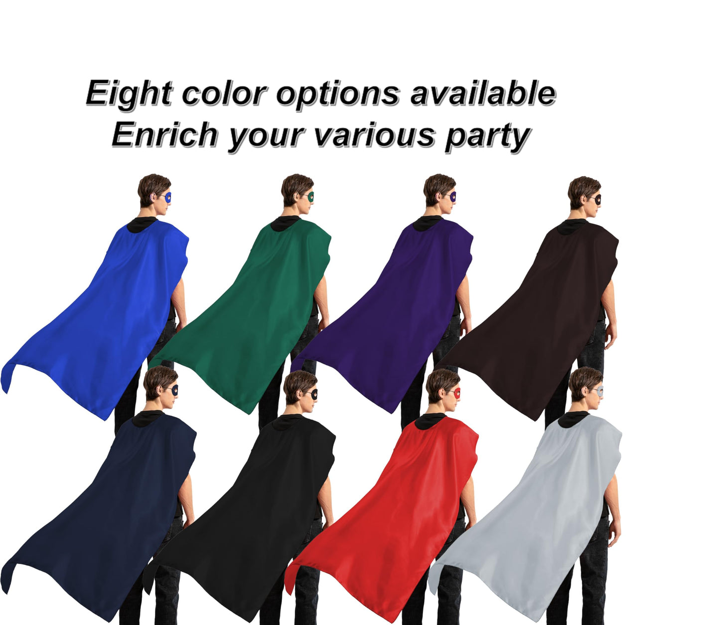 Superhero Capes and Masks Great For Superhero Party Halloween Dress Up Party Cosplay