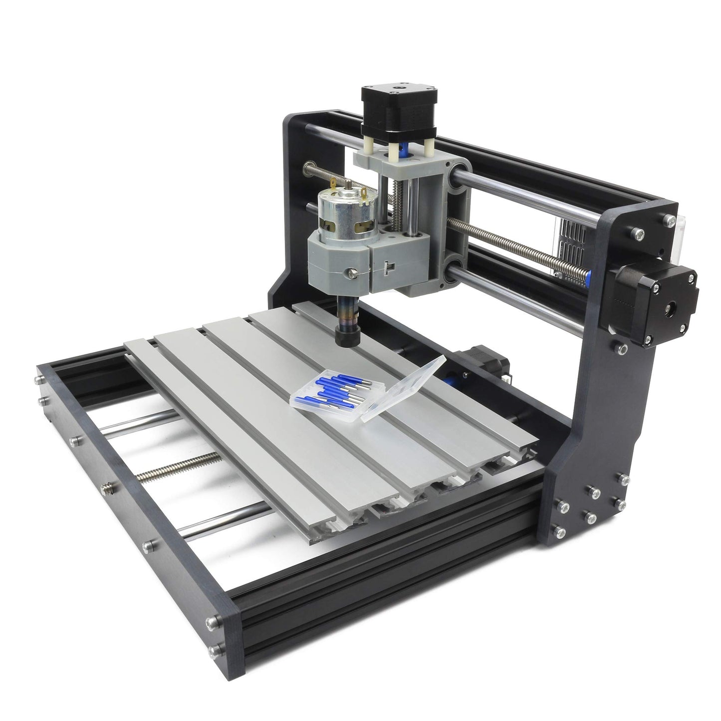 CNCTOPBAOS CNC 3018-PRO Wood Router Kit 3 Axis USB DIY Mini Engraver Milling Engraving Machine Cutter Plastic Acrylic PCB PVC Carving GRBL Control 300x180x45mm