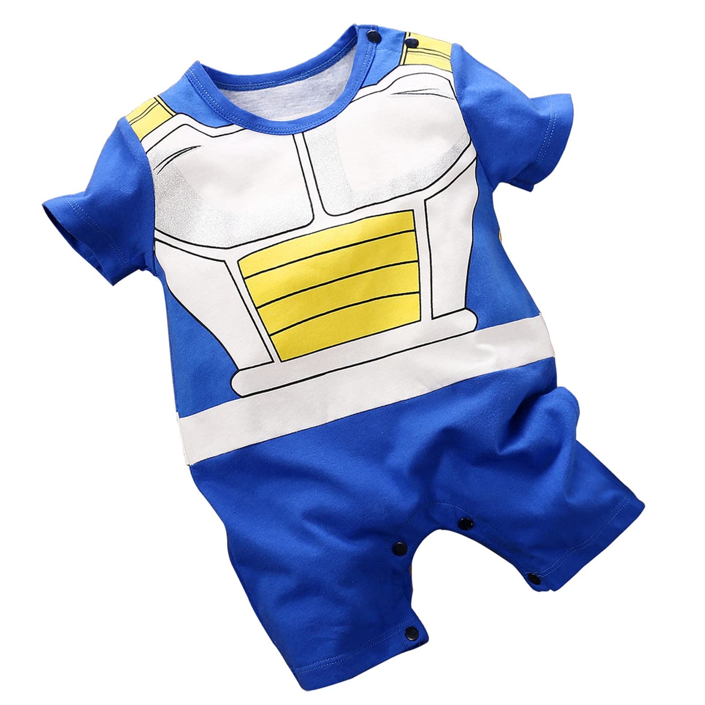 IURNXB Newborn Long Sleeve Baby Boy and Girls Rompers Costume Jumpsuit Baby Clothes (Blue, 6-9 Months)