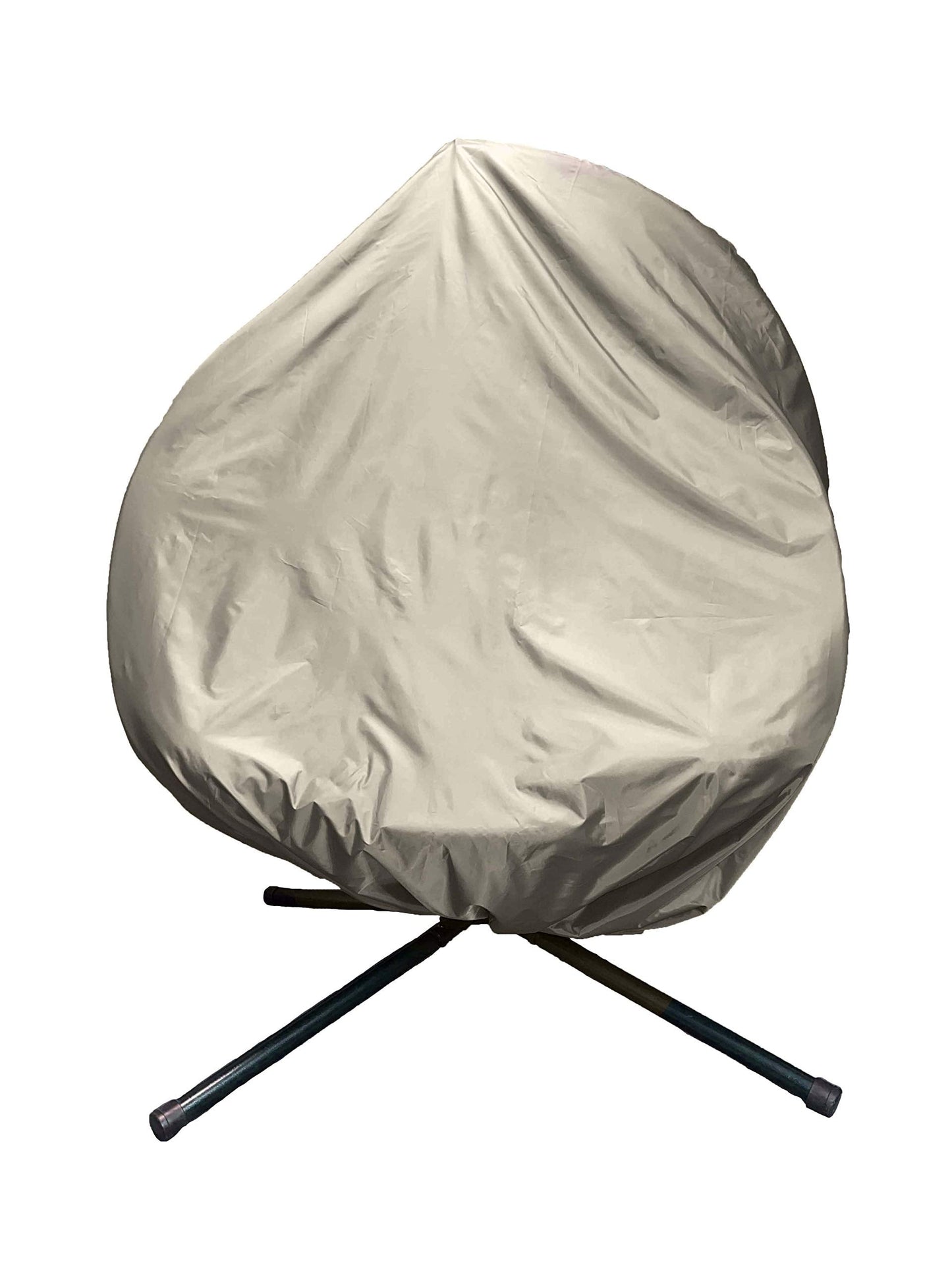 FlowerHouse FHPC100-DCBLK Hanging Pumpkin Loveseat Dreamcatcher with Stand and Cover, Sand/Black Cushion