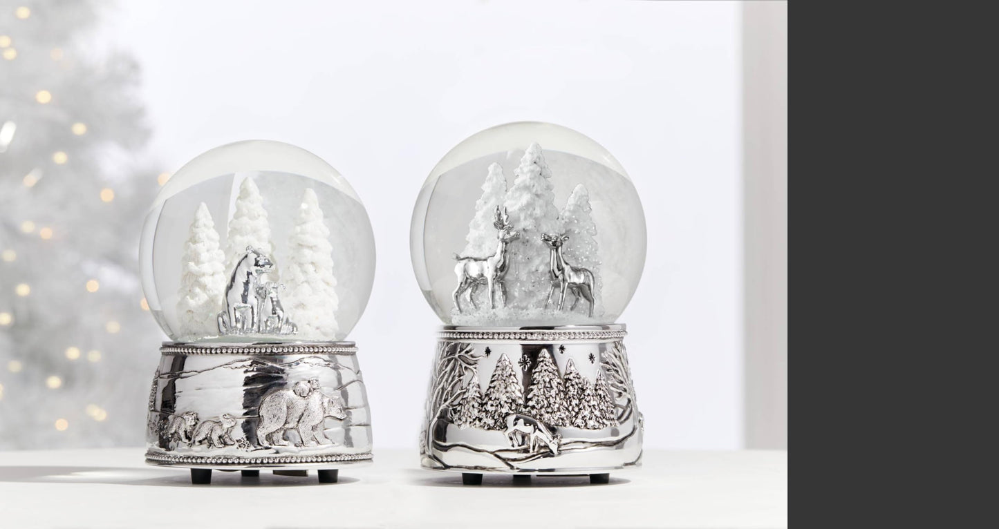 Reed & Barton 867074 North Pole Bound Musical Snow Globe, Christmas & Holiday Decor