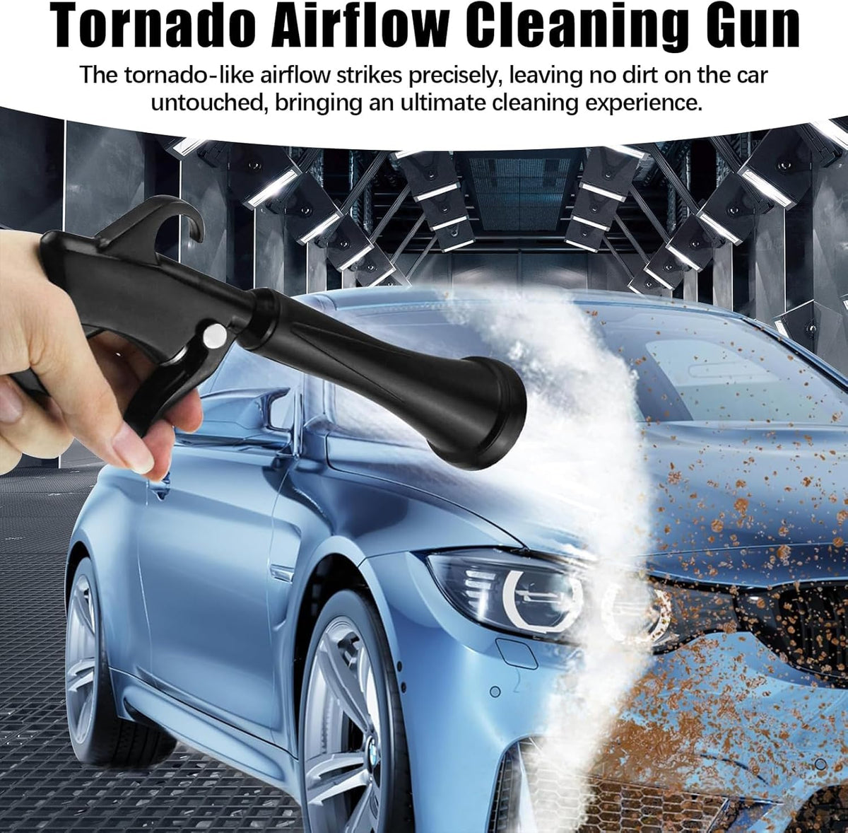 Car Cleaning Gun,Interior Dryer Air Blow Gun,Air Nozzle Blow Gun,Interior Dryer Air Tools,Car Detailing Tools for Quickly Blowing Out Dirt and Dust from Surface.