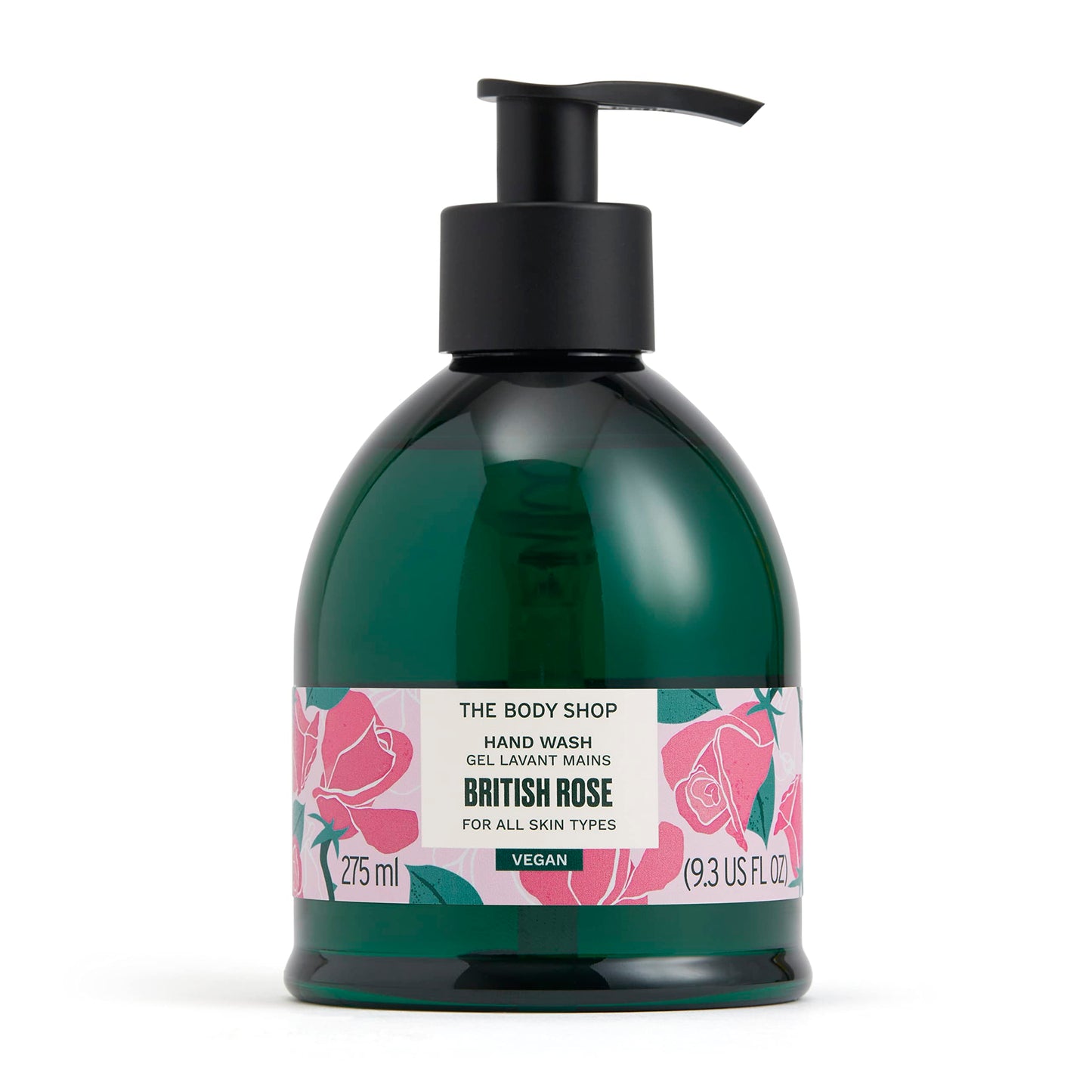 The Body Shop British Hand Wash, Rose 9.3 Fl Oz