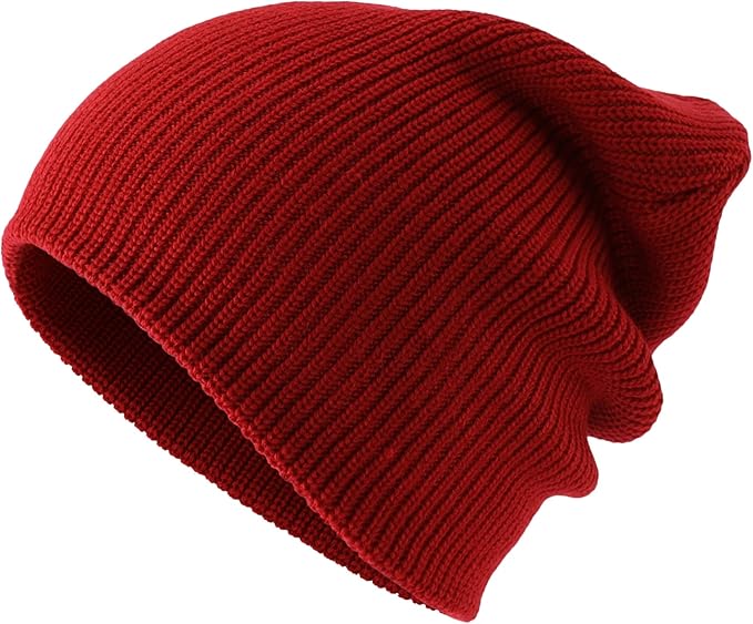 Connectyle Classic Double Layer Knit Beanie Hat Warm Thick Acrylic Winter Hats Daily Cuffed Beanies Watch Hat for Men Women