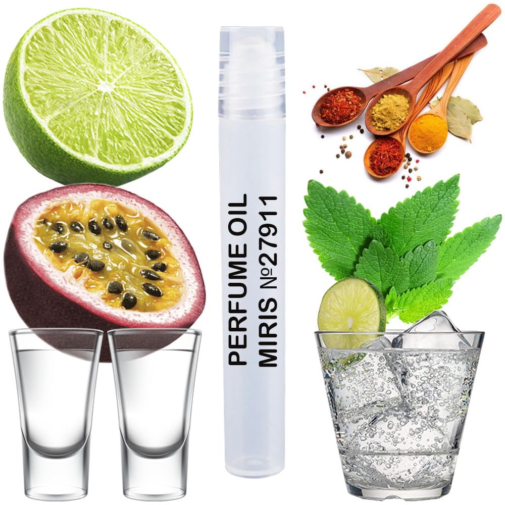 MIRIS No. 27911, Inspired by 212 VIP Men, Long-Lasting Perfume Oil for Men Roll-On, Rollerball 0.34 Fl Oz / 10 ml