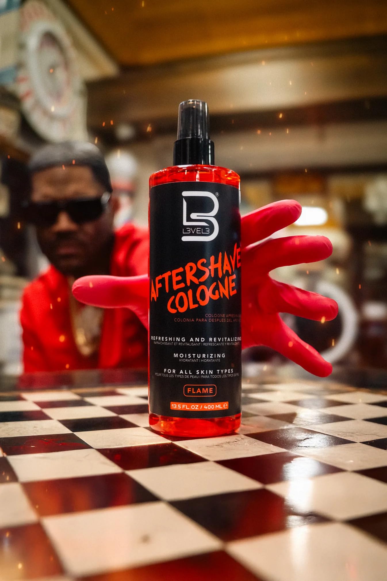 L3 Level 3 After Shave Spray Cologne - Softens Skin - Refreshes and Relieves Face and Skin - Moisturizing Formula Level Three After Shaving