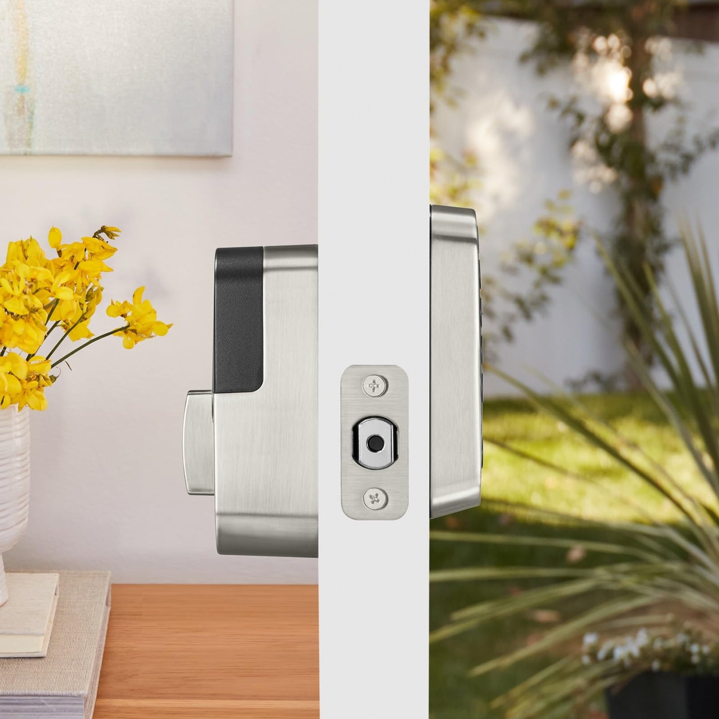Yale Assure Lock 2 Keyless Entry Smart Deadbolt with Wi-Fi - Lifetime Brass Electronic Door Lock with Keypad, Code Entry, Remote Access & Backup Key - Secure Smart Home Deadbolt, YRD410-WF1-P05