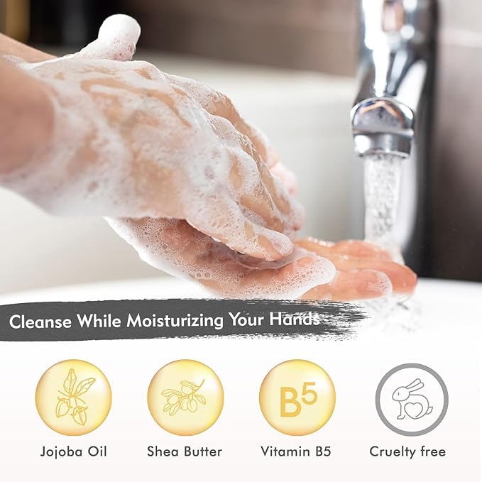 ROMIIE ZOI Hand Soap Refills, Gardenia Liquid Hand Soap, Large 750 ML / 26 FL OZ Bottles (Pack of 3), Gentle & Moisturizing Formula, Natural & Cruelty-Free for Kitchen and Bathroom Soap Dispensers