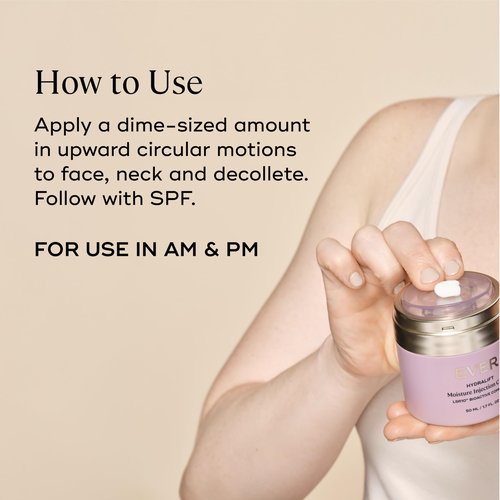 EVER Hydralift Moisturizer (Normal Skin) - Increases skin's ability to retain moisture by 70% - Clinically proven to reduce the top 10 signs of aging - Made in the USA - 1.7oz/50ml