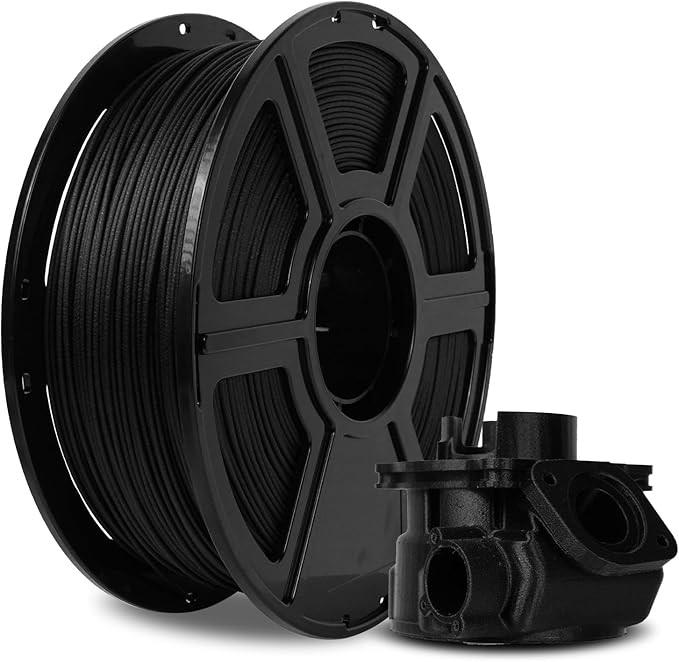 FLASHFORGE Carbon Fiber PETG Filament 1.75mm, Carbon Fiber PETG 3D Printer Filament, 1KG Spool Dimensional Accuracy +/- 0....
