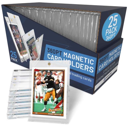 Premium 35PT - 360PT Magnetic Card Holder Case | Magnetic Trading Card Holder, Pro Sports, Football, Basketball, Baseball, MTG & TCG U-V Hard Protectors With Ultra Clear Design Display For Collectors.