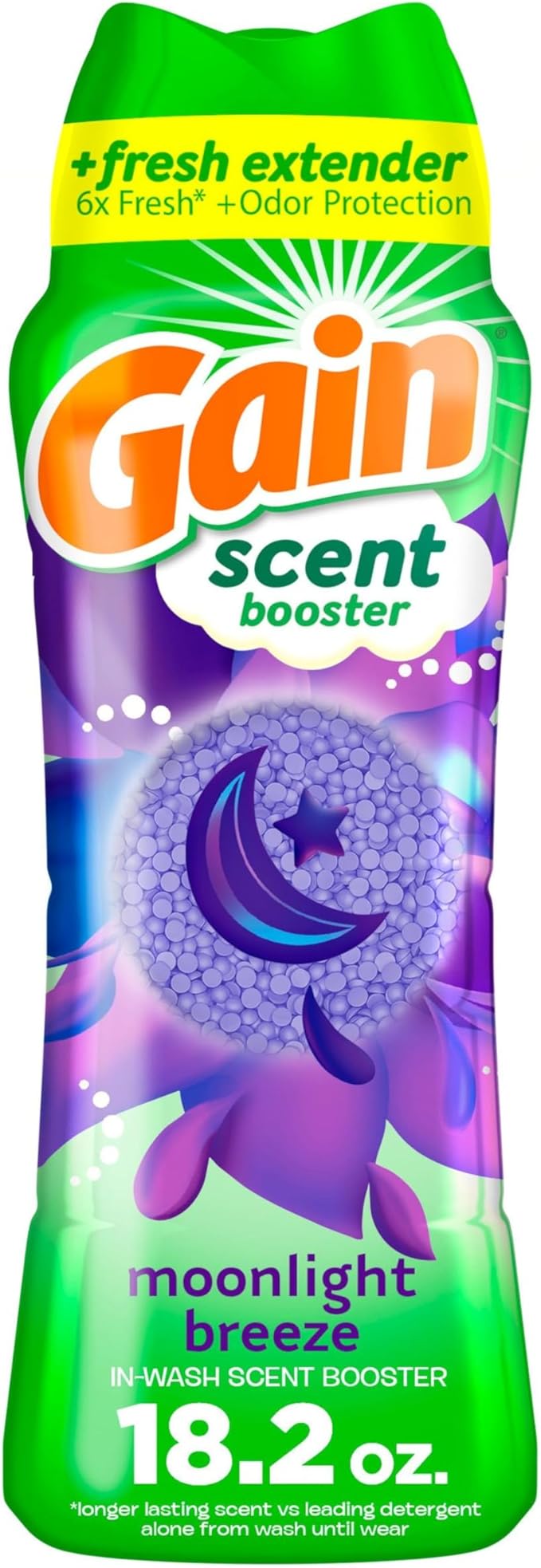 Gain In-Wash Laundry Scent Booster, Moonlight Breeze Scent, 18.2 OZ, Fresh Extender + Odor Protection