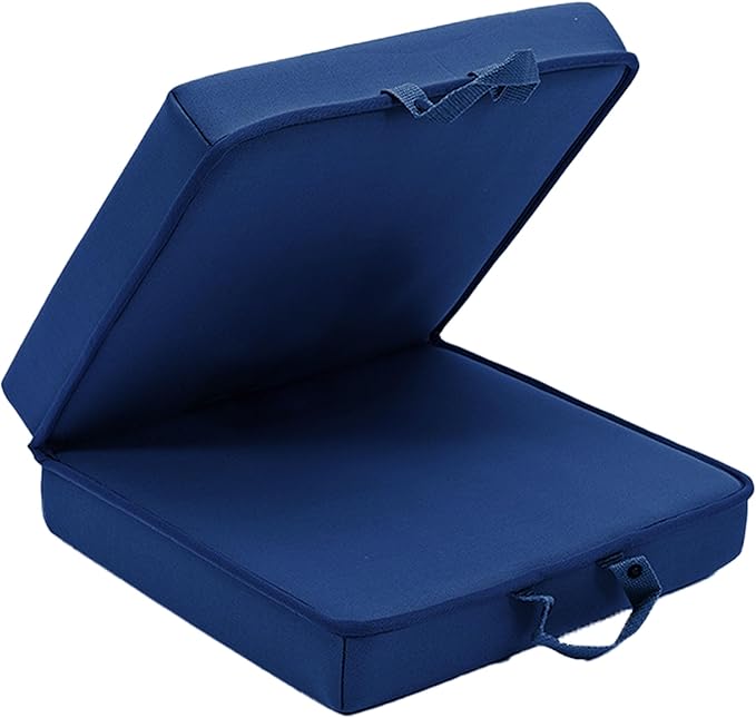 OFiSEXPT Garden Kneeling Pad,Bath Kneeler Pad,Memory Foam Knee Cushions for Gardening, Extra Thick Knee Pad, Water Resistant Prayer Pillow for Work, Yoga, Physical Therapy (Blue)