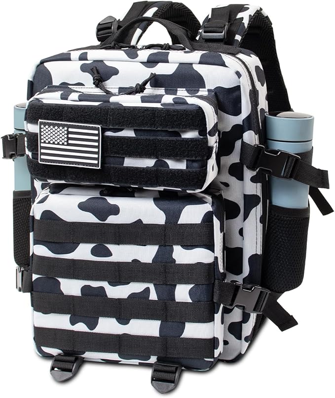 CtopxCone 25L Small Military Tactical Backpacks For Men Camping Hiking Trekking Daypack With Bottle Pouch Bug Out Bag Lage...