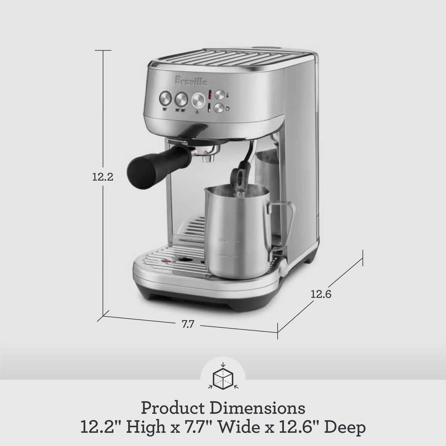 Breville Bambino Plus Espresso Machine BES500DBL, Damson Blue