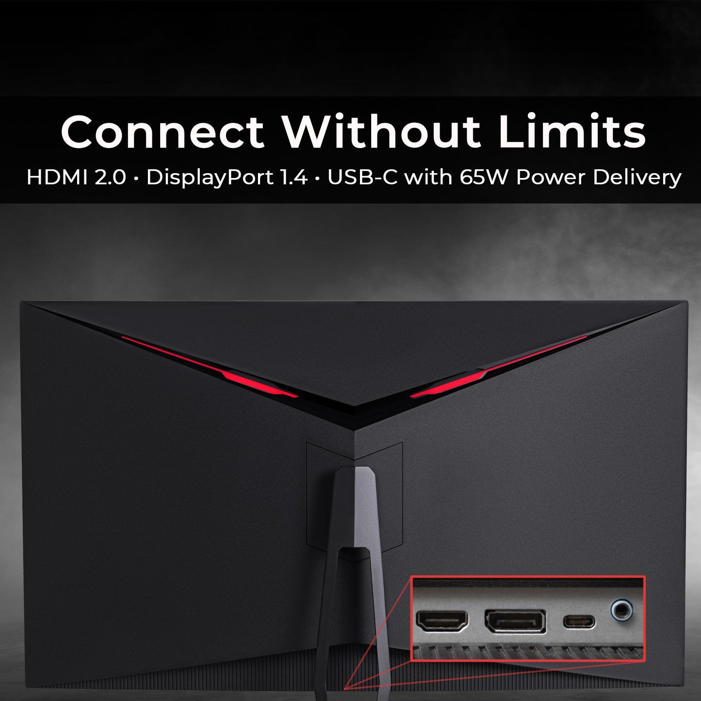Deco Gear 39" Curved Widescreen Gaming Monitor | 2560x1440 | 1ms MPRT | 165 Hz | 16:9 | HDR400 | 4000:1 | 1 x HDMI | 1 x DisplayPort - Limited Black Edition