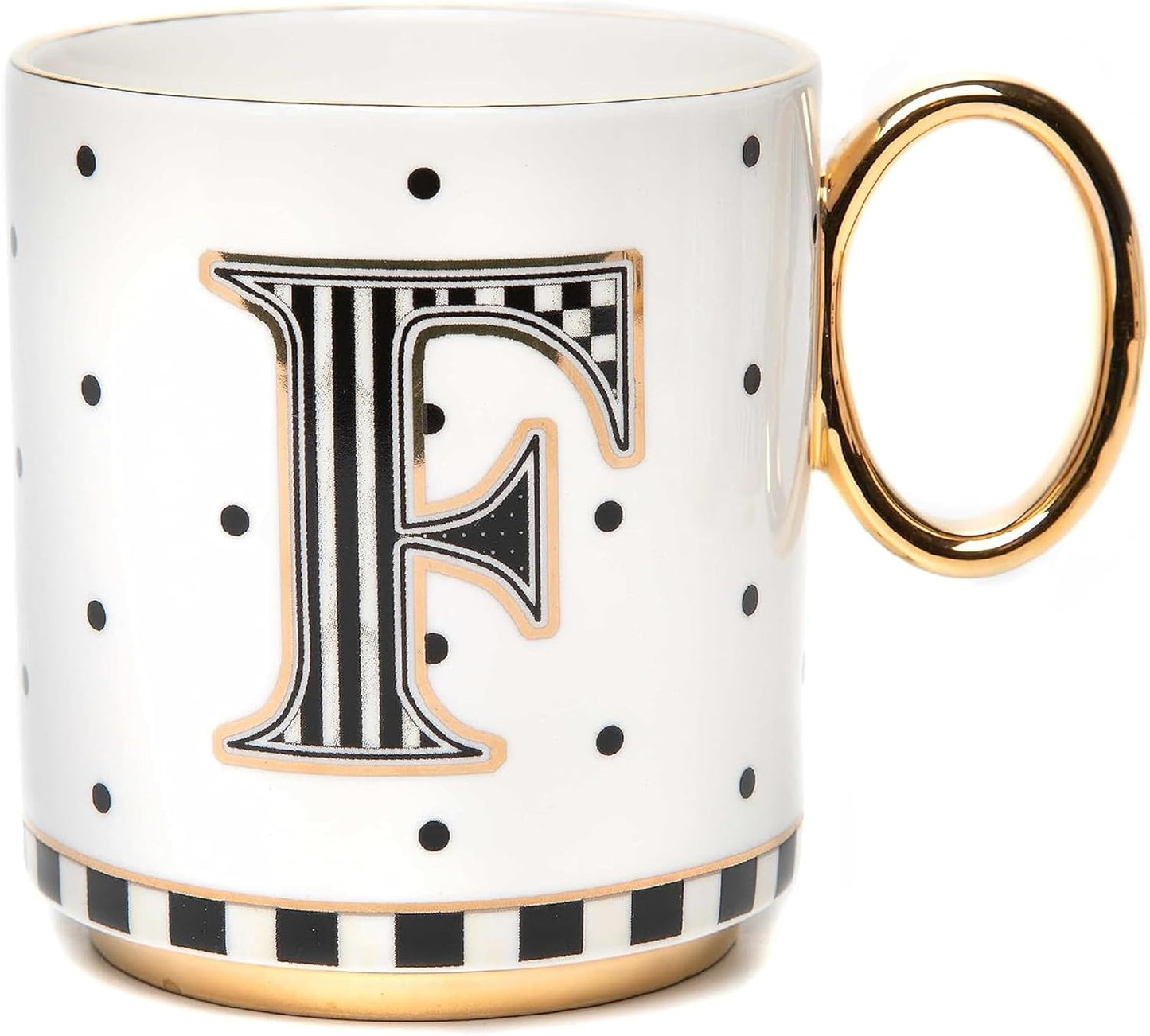 MACKENZIE-CHILDS My Mug, Decorative Ceramic Coffee Mug with Handle, F