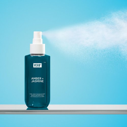 VERB Hydrate Oil, 2 oz Hydrate Styling Cream, 5.3 oz + - Amber + Warm Jasmine Scent Hair and Body Mist - Fragrance Amber & Jasmine, 5 oz