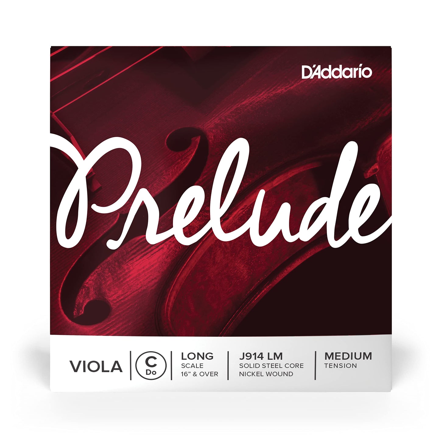 DAddario Prelude Viola Single C String, Long Scale, Medium Tension