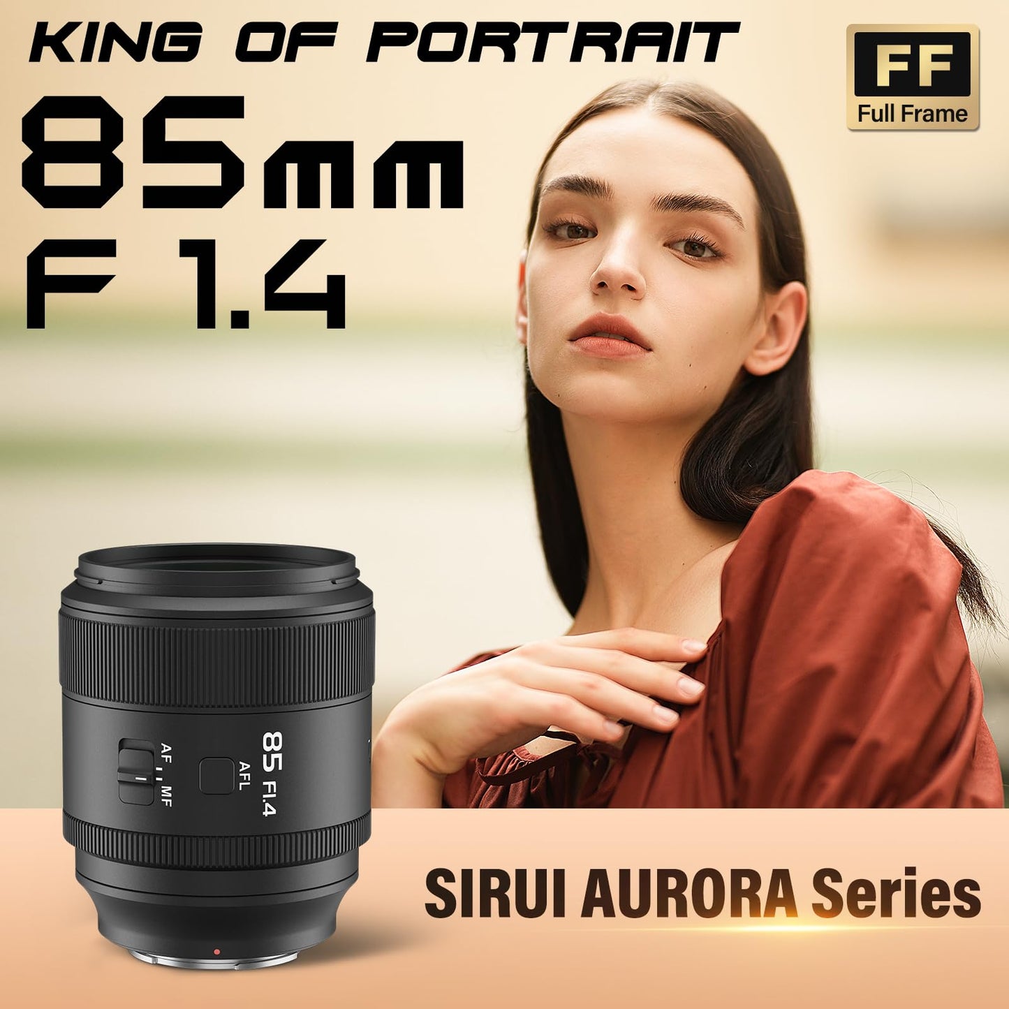 SIRUI Aurora F1.4 Full Frame Auto Focus Lens Set, 85mm Telephoto Prime Portrait & 35mm Wide Angle Prime Lens for Z Mount Cameras, Black