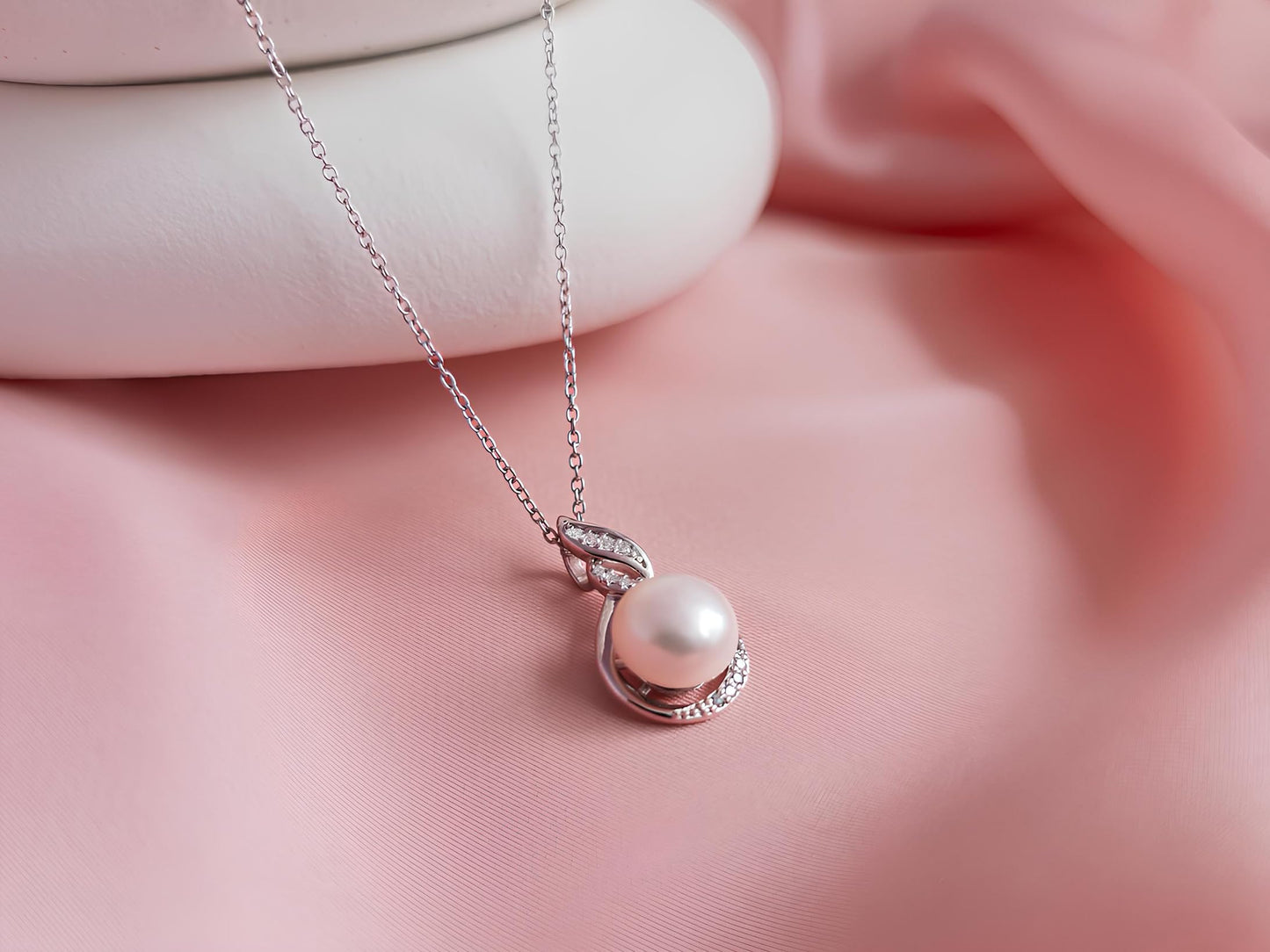 Gifts For Wife Wedding Anniversary - mothers day gifts - AAA+ Real Pearl Necklaces For Women (18k Gold Platting 925 Sterling Silver) mother's day gift ideas Birthday Freshwater Pearl Necklace