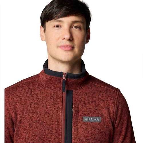 Columbia Men's Sweater Weather Full Zip, Spice Heather, 2X Big