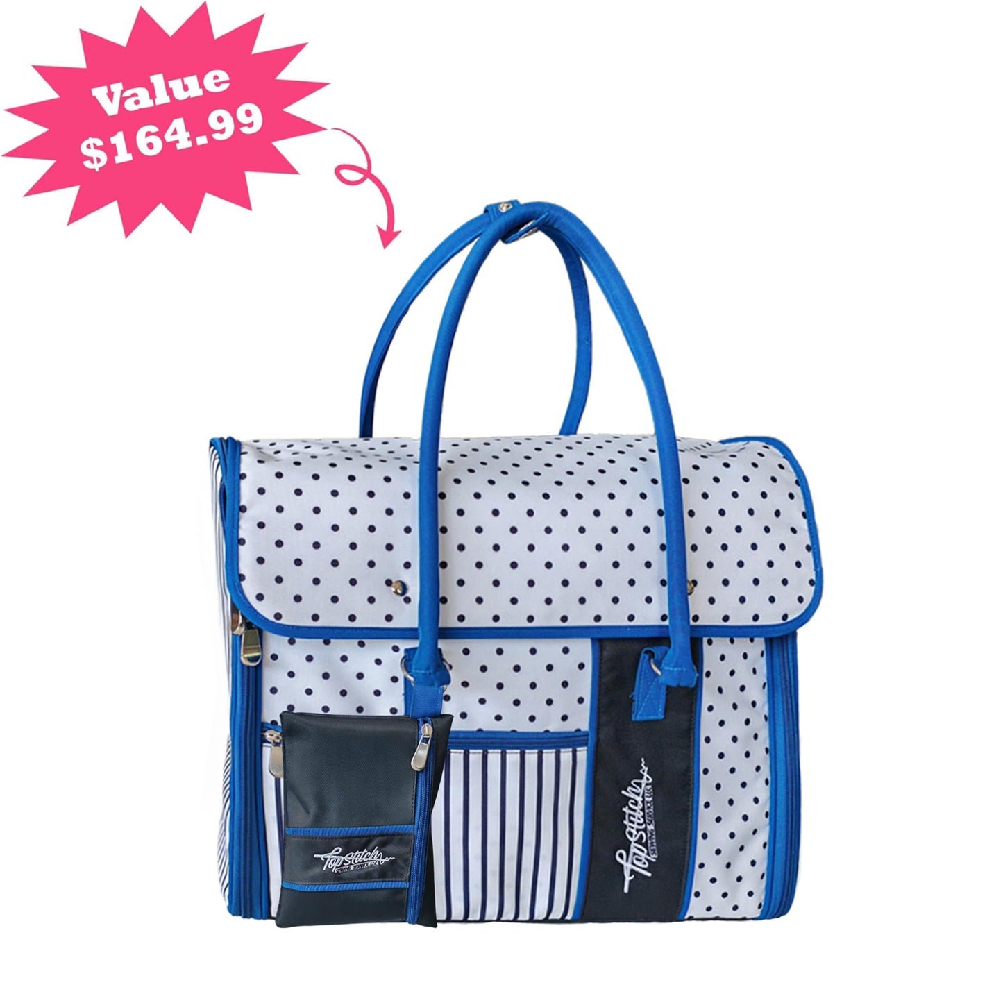 Bernette B38 Yaya Han Special Edition Sewing Machine with Topstitch bag