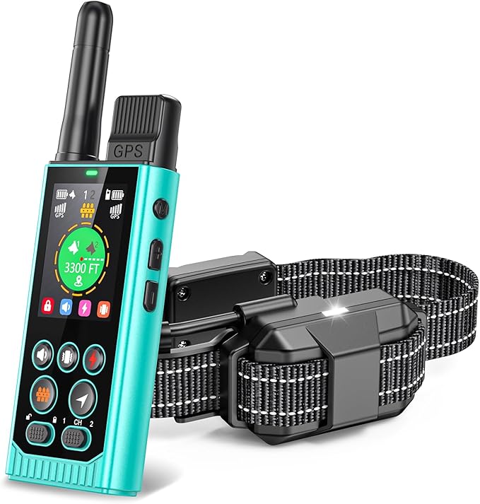 Easehope 3-in-1 Wireless GPS Dog Fence (Industry-First Off-Grid System): No Subscription, No App, Real-Time Tracker, Train...