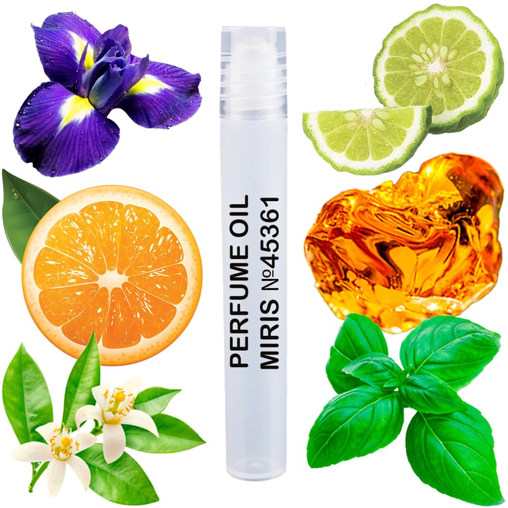MIRIS No. 45361, Inspired by Orange, Long-Lasting Unisex Perfume Oil for Women & Men Roll-On, Rollerball 0.34 Fl Oz / 10 ml