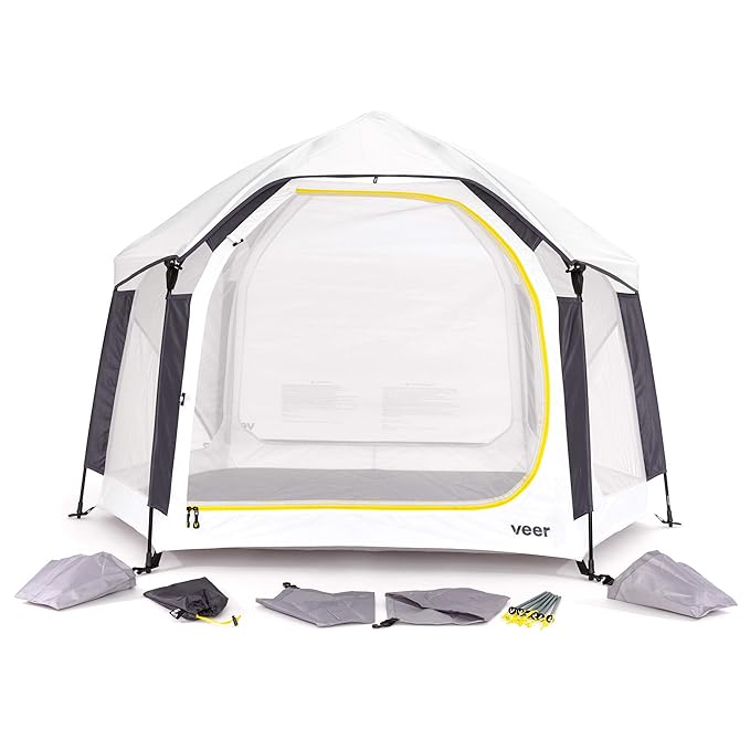 Veer Basecamp | JPMA Certified Portable Pop Up Play Yard/Play Pen for Babies, Toddlers and Kids | Indoor and Outdoor Use |...