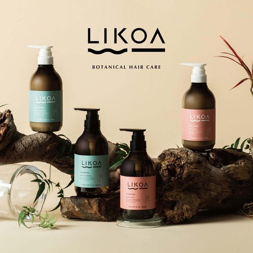 LIKOA, Moist and Chill Hydrating Shampoo and Treatment Set, for Damaged and Frizzy Hair, Botanical Hair Care, Oriental Floral Scent, Made in Japan, 16.9/17.64 Fl oz