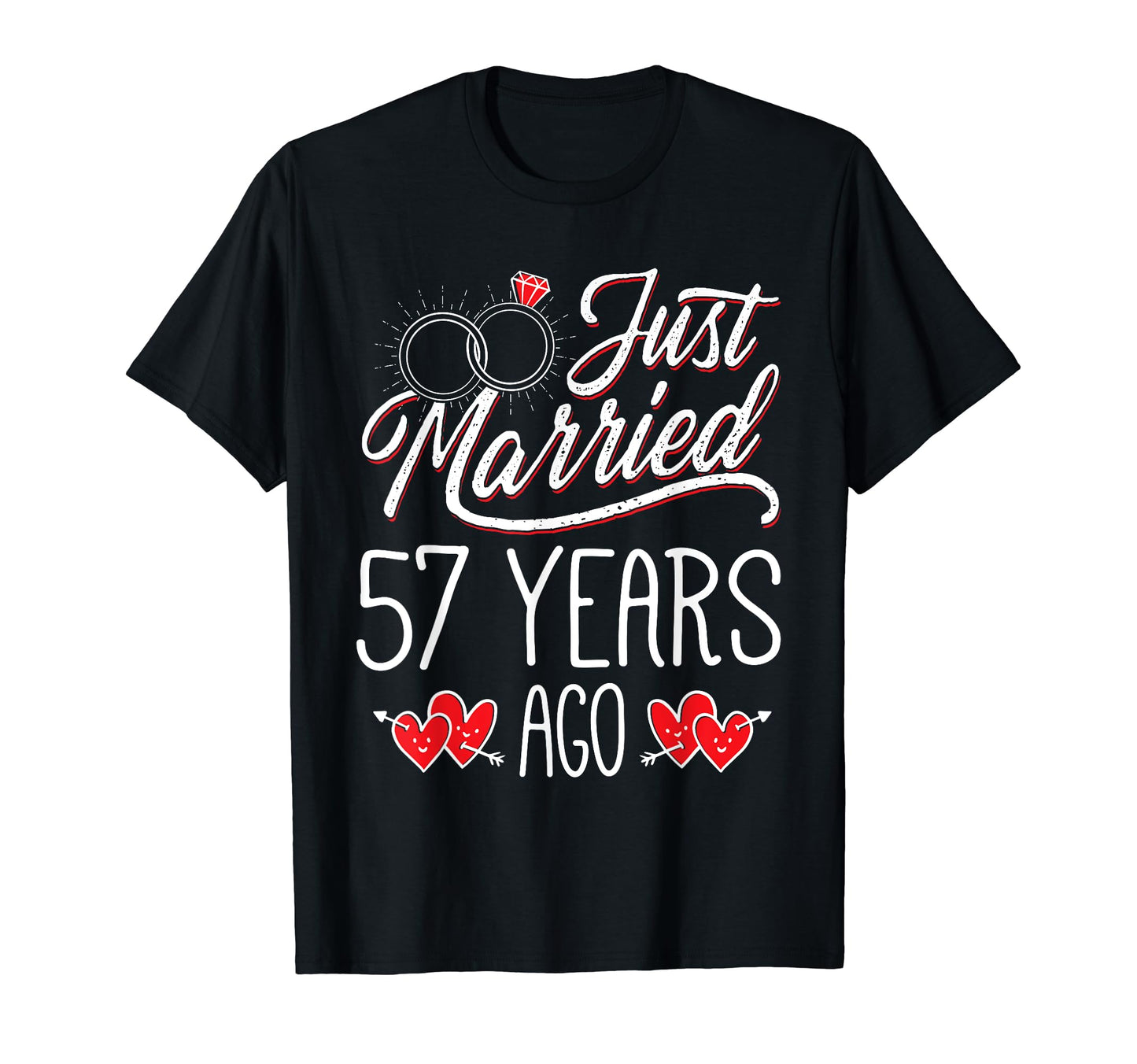 57th Wedding Anniversary Shirts - 57 Years Marriage Matching T-Shirt
