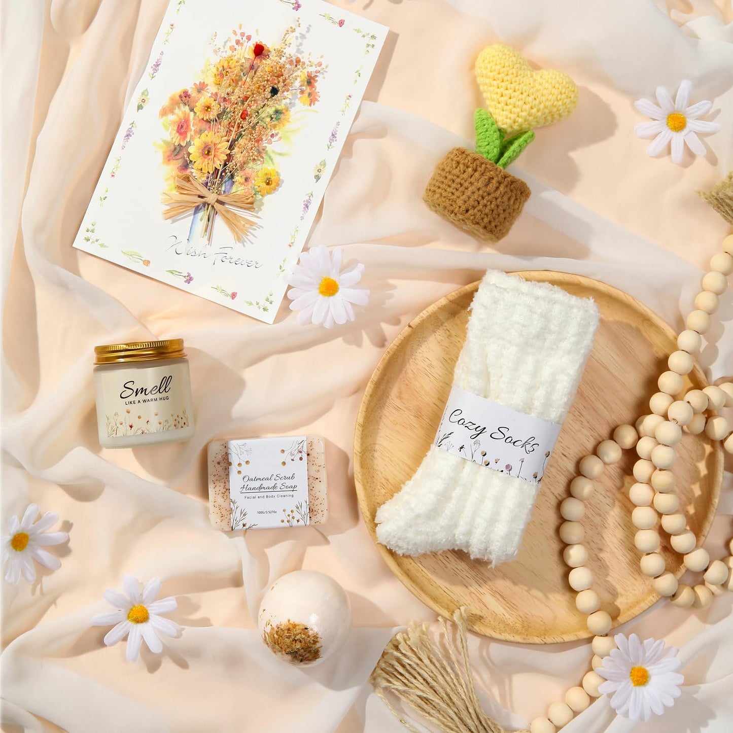 Get Well Soon Gift Baskets for Women, Self Care Gifts for Women Birthday after Surgery Cancer Care, Thinking of You Chemo Care Package Feel Better Encouragement Comfort Gift Box