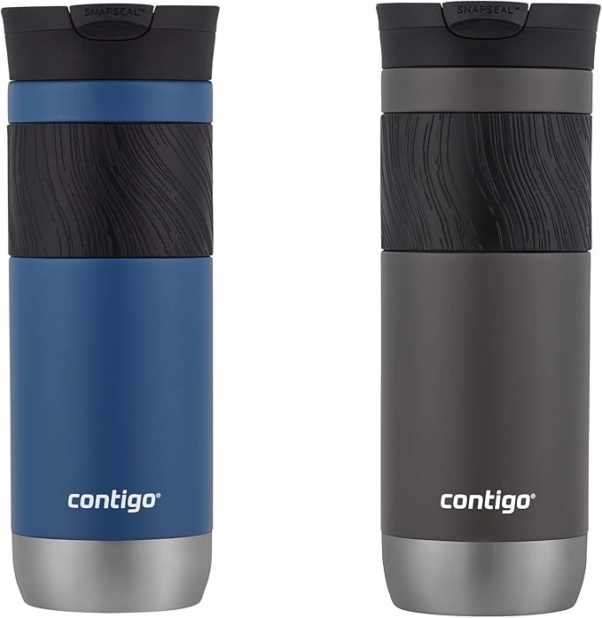 Contigo Byron Vacuum-Insulated Stainless Steel Travel Mug with Leak-Proof Lid, Reusable Coffee Cup or Water Bottle, BPA-Fr...