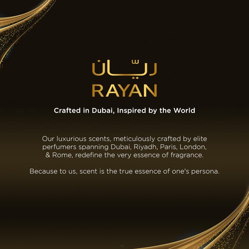 RAYAN Modern Oud Perfume for Men - Arabian Eau De Parfum, 100mL (3.34 Fl oz) Perfumes Arabes Para Hombres, Long Lasting Perfume with Oud, Sandalwood, Cardamom, Amber & Lavender, Ideal Gift for Him