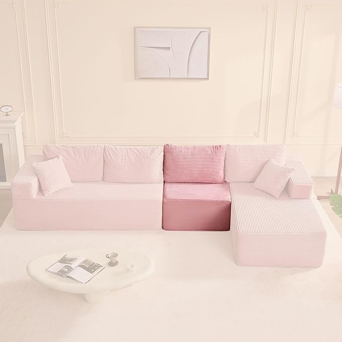 Afuson Cozy Single Seat, Comfortable Seating, No Assembly Required, Pink
