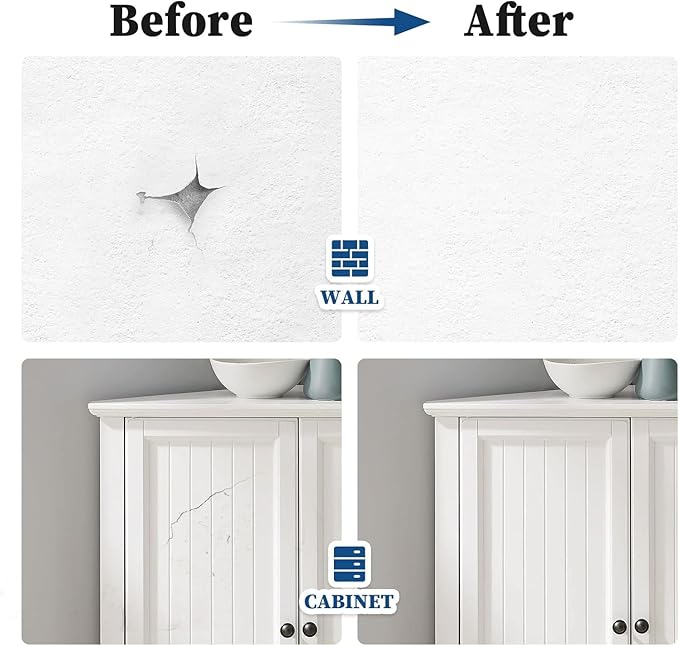 White Paint Multi Surface Semi-Gloss White Touch Up Paint Repair for Wall,Door,Cabinets,Wood,Furniture, Appliance,Tile,Porcelain,Touch Up Paint Pen for Refrigerators,Washers,Dishwashers,Microwave,Oven